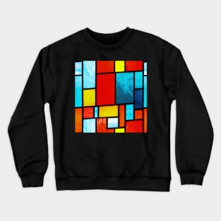 Stained glass colorful pattern, model 8 Crewneck Sweatshirt